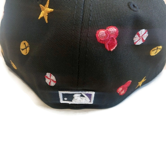59Fifty New Era Size 7 1/4 Arizona Diamondbacks Fitted Holly Pack Hat Cap - Picture 4 of 7